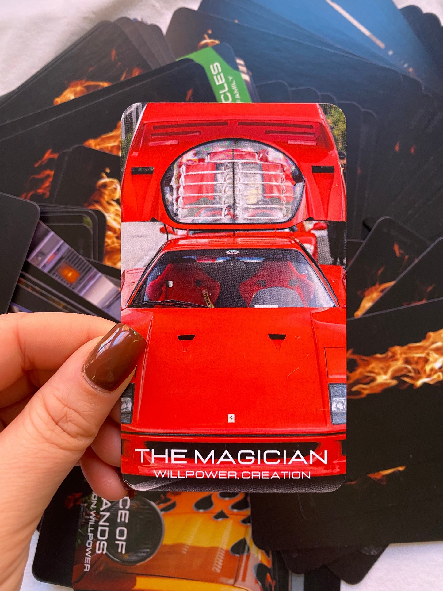 Ignition Tarot Deck (78 cards)/ Car Tarot Deck/ Classic Car/ Sports Cars *MADE TO ORDER*