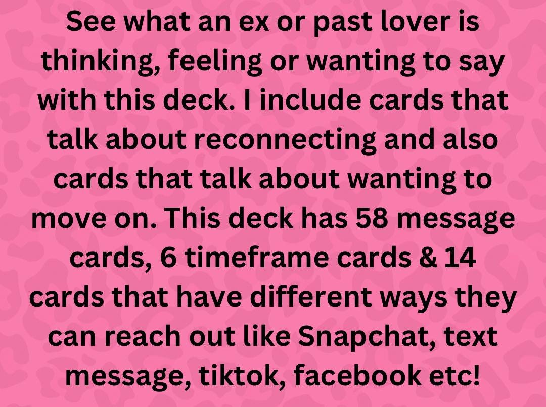 No Contact Oracle ( 77 cards ) *MADE TO ORDER*