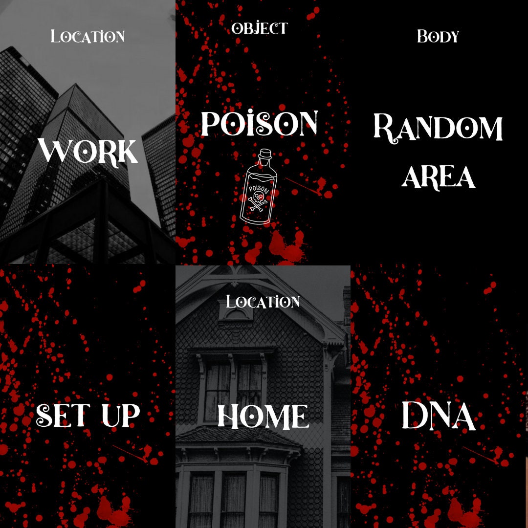 Crime Case Oracle Deck (100 Cards)*MADE TO ORDER*