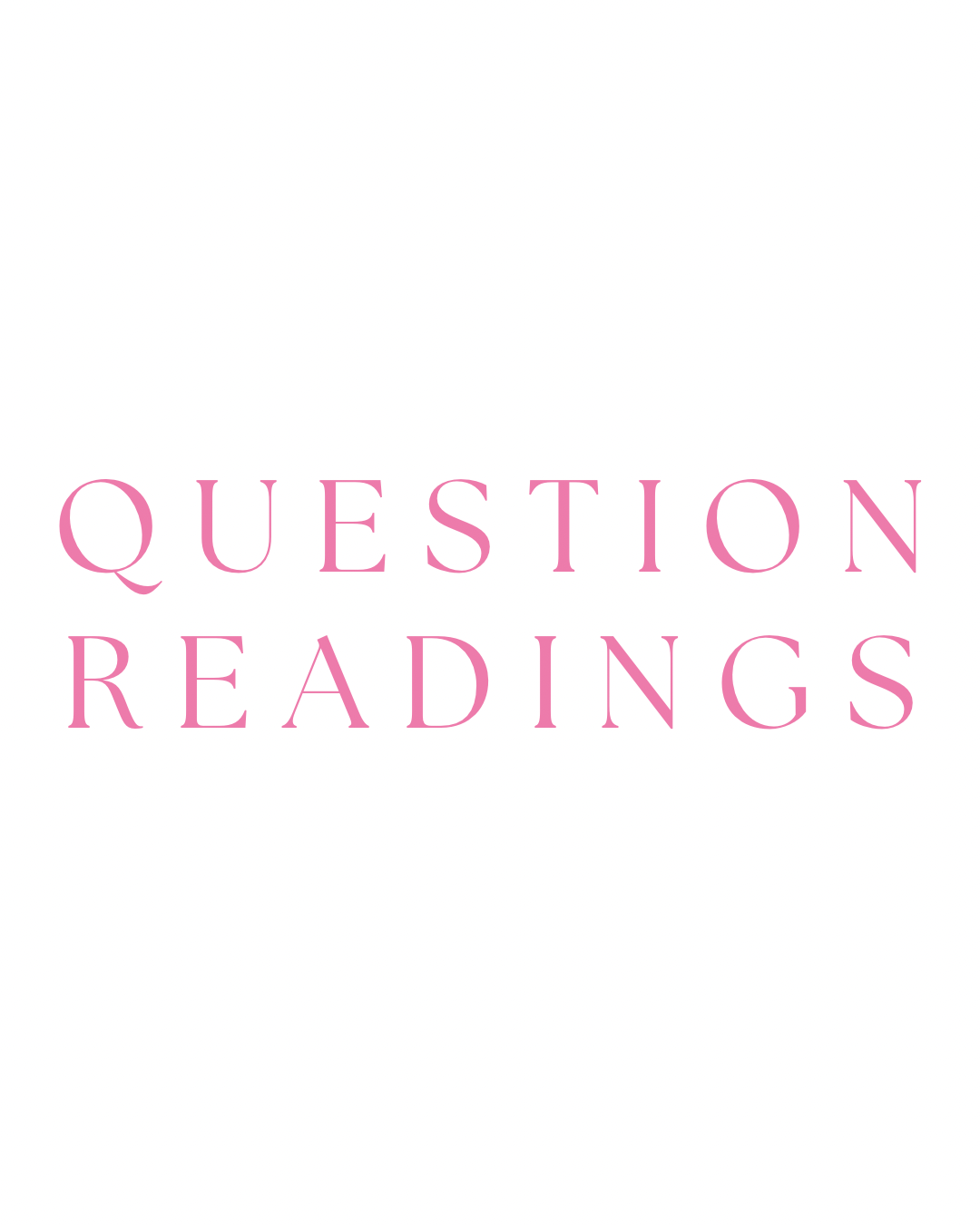 Question Readings