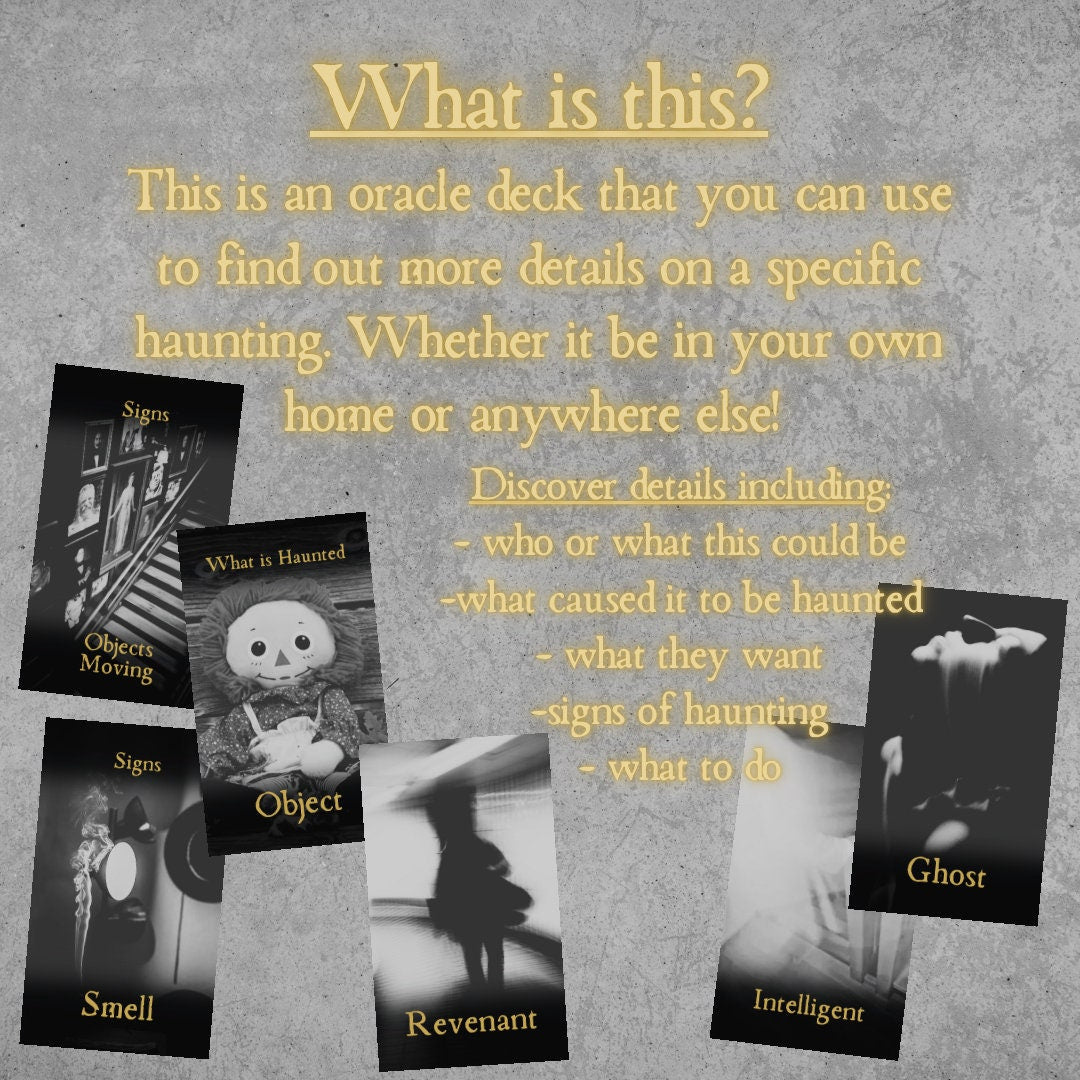 The Paranormal Oracle ( 67 cards )*MADE TO ORDER*