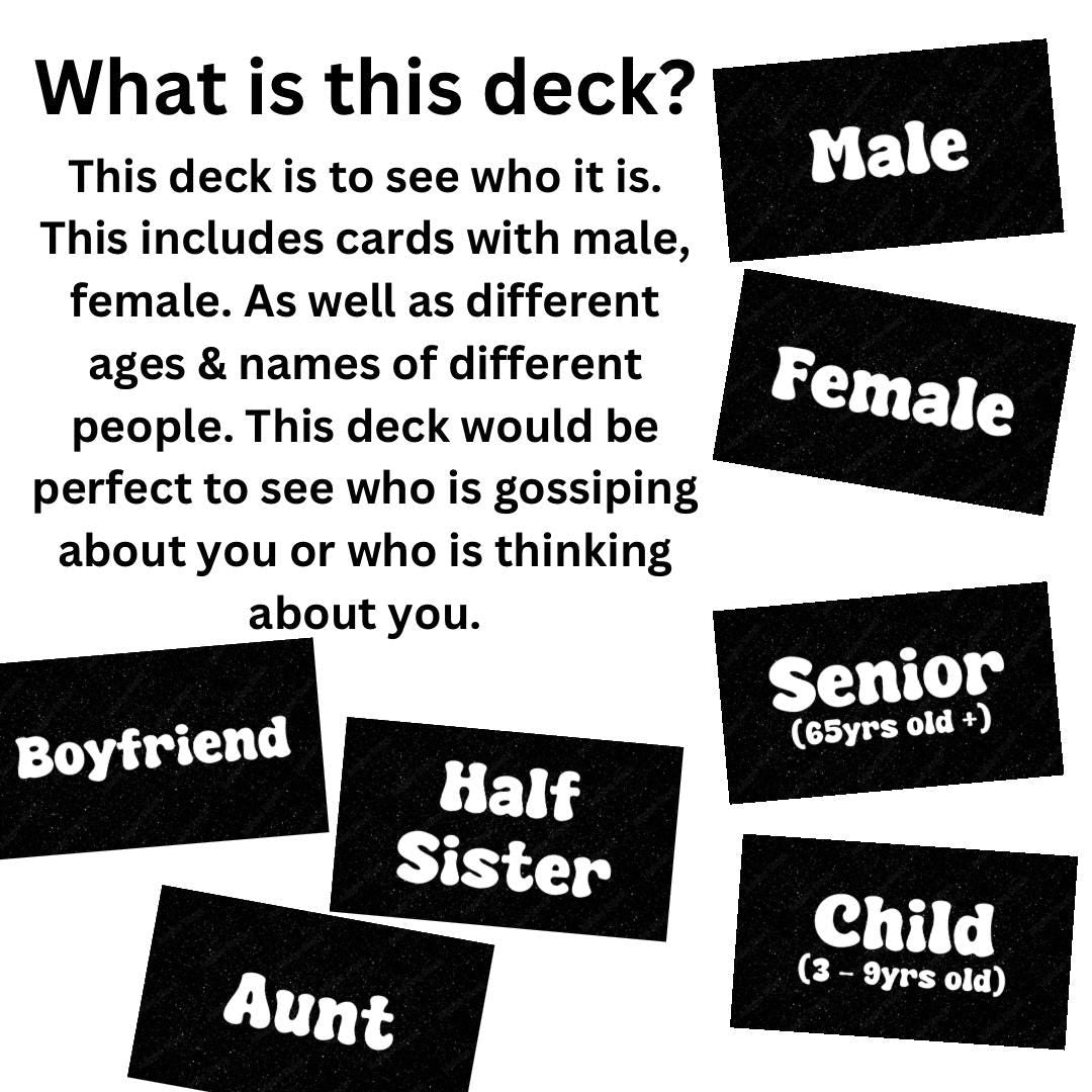 Who Oracle Deck (59 cards) *MADE TO ORDER*
