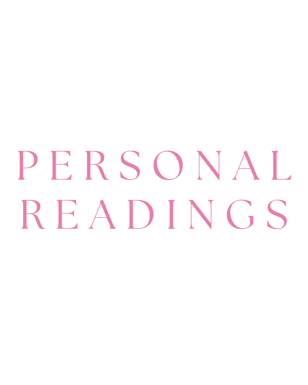Personal Readings