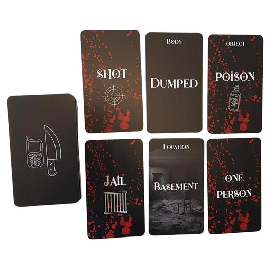 Crime Case Oracle Deck (100 Cards)*MADE TO ORDER*