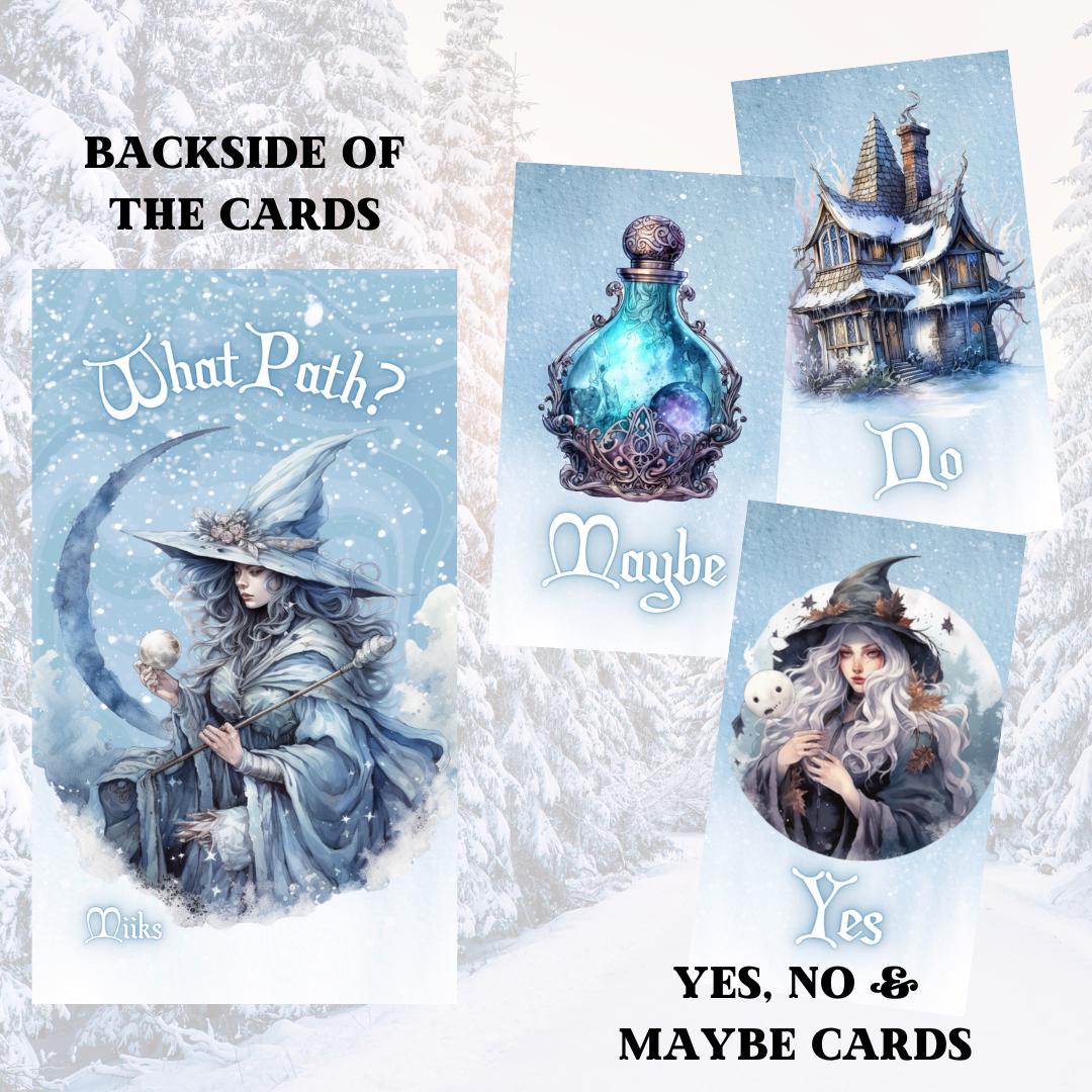What Path? Oracle Deck ( 30 cards )*MADE TO ORDER* Yes, No, Maybe Deck