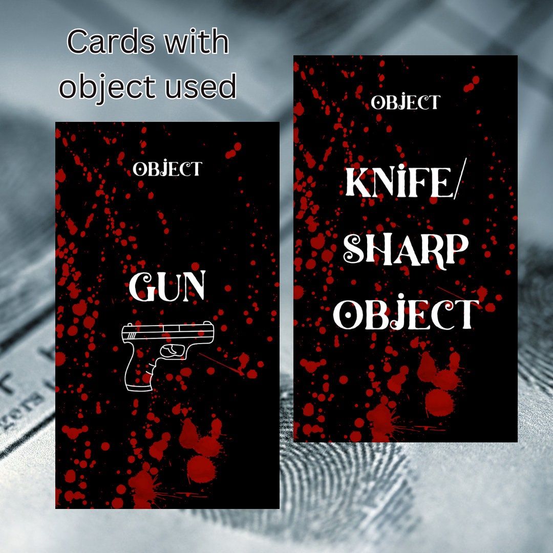 Crime Case Oracle Deck (100 Cards)*MADE TO ORDER*