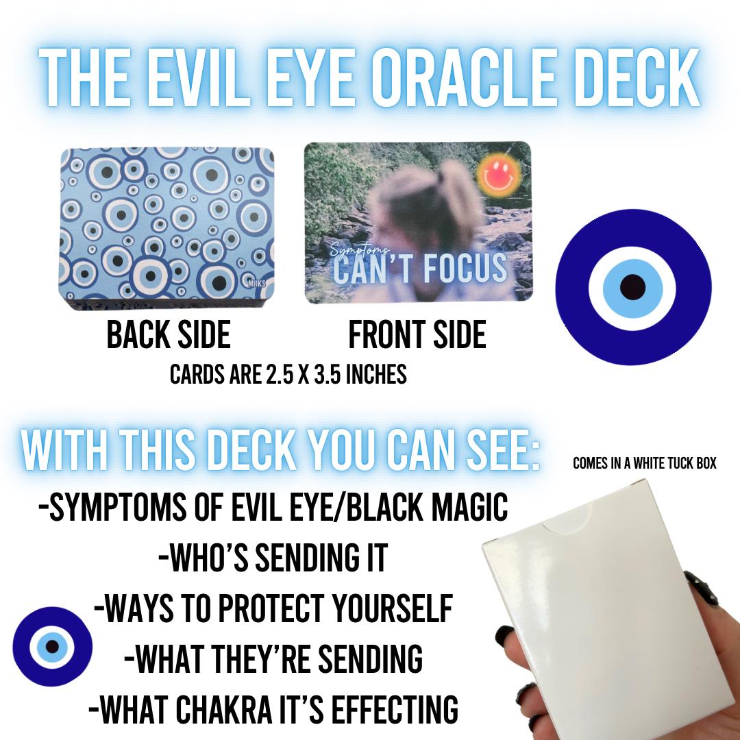 Evil Eye Oracle Deck ( 50 cards ) *MADE TO ORDER*