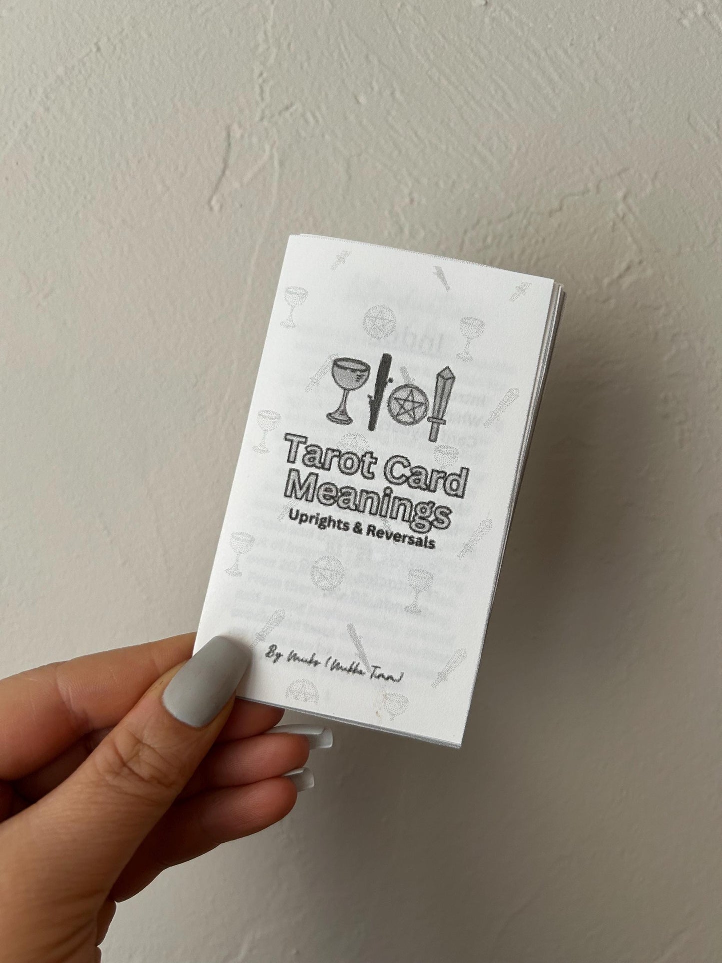 Printable : Tarot Definition Booklet (21 pages) / PDF File