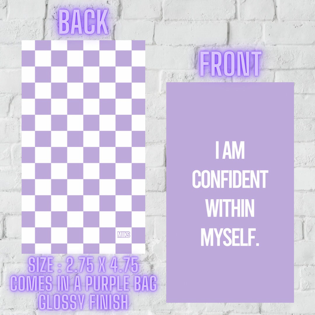 Positive Affirmation Deck ( 40 cards )*MADE TO ORDER*