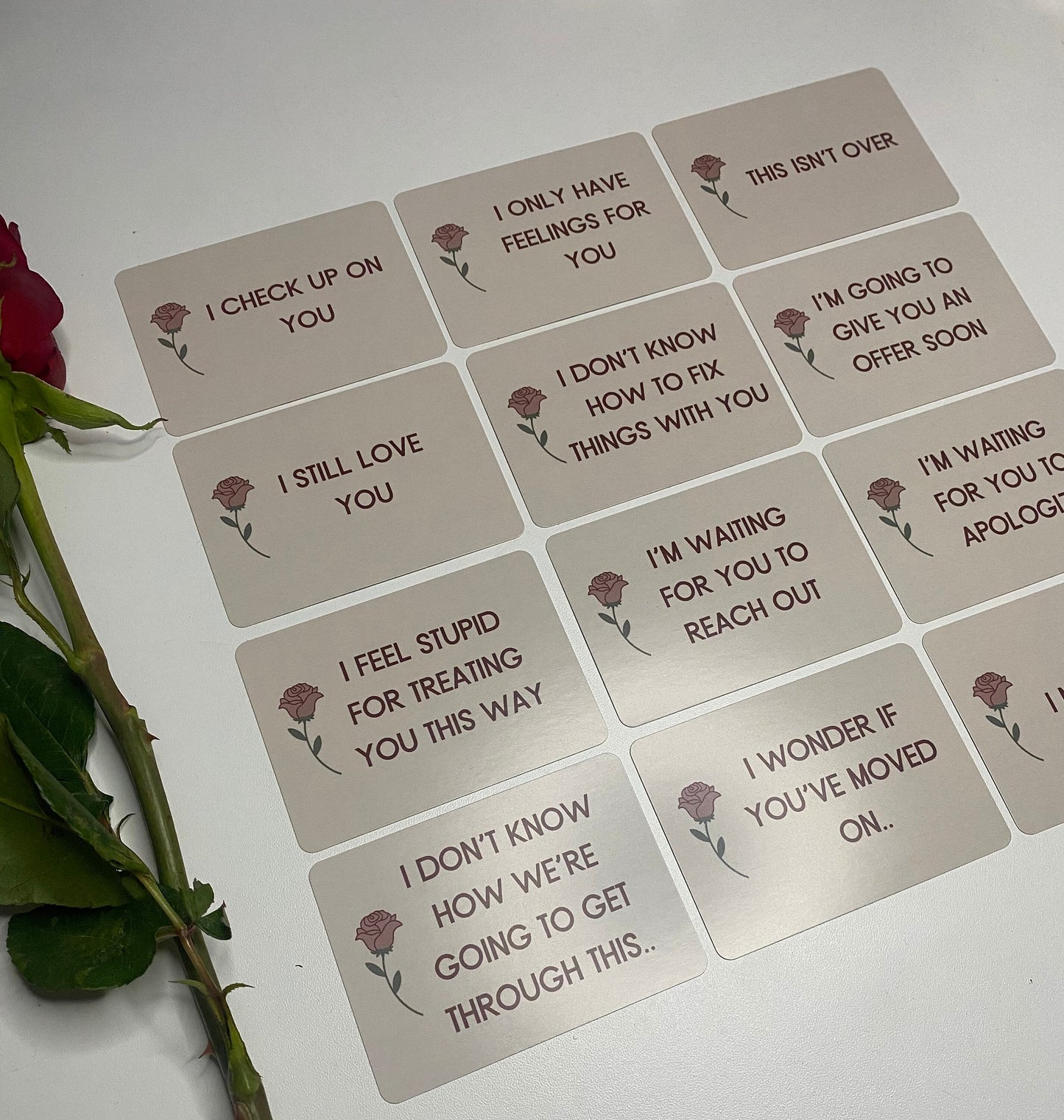 Separated Love Message Deck ( 108 cards )*MADE TO ORDER*