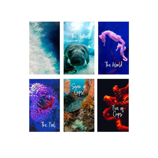 The Underwater Tarot Deck (78 cards)*MADE TO ORDER*
