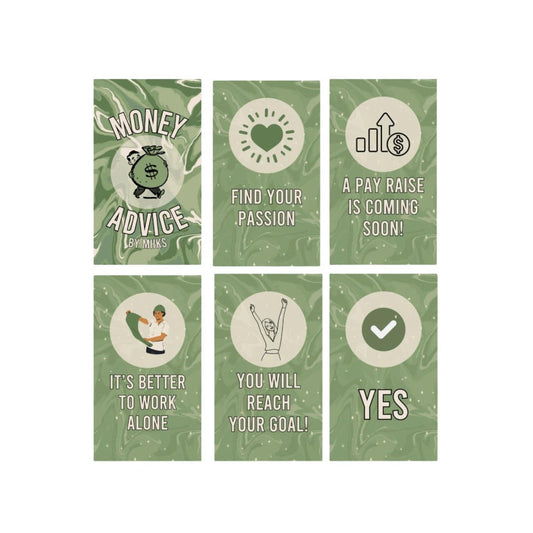 Money Advice Oracle Deck ( 74 cards ) *MADE TO ORDER*