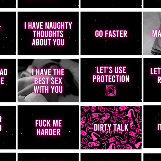 Dirty Talk Oracle Deck (106 cards) *MADE TO ORDER* (Copy)