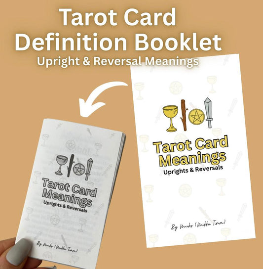 Printable : Tarot Definition Booklet (21 pages) / PDF File