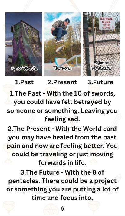 Printable : Tarot Definition Booklet (21 pages) / PDF File