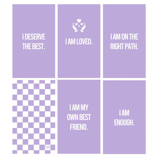 Positive Affirmation Deck ( 40 cards )*MADE TO ORDER*